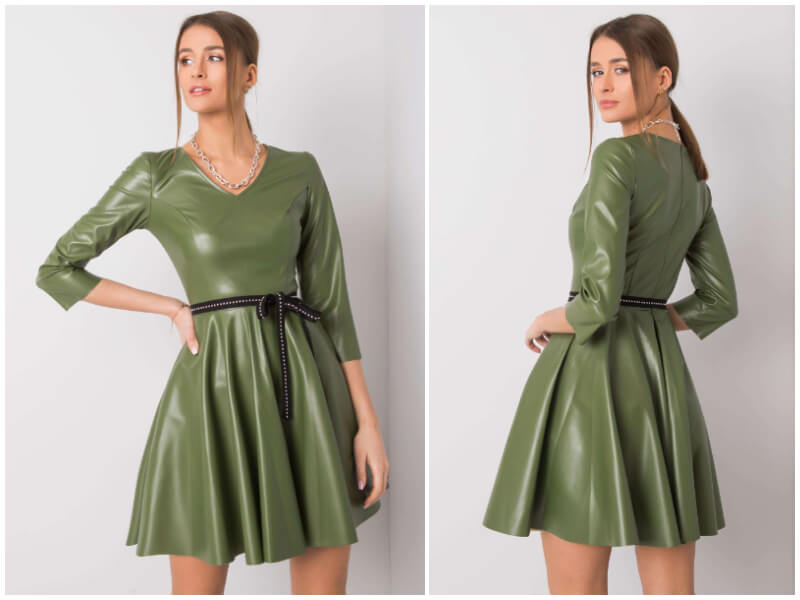 Sukienki z ekologicznej skóry – oryginalne kreacje dla miłośniczek mody
